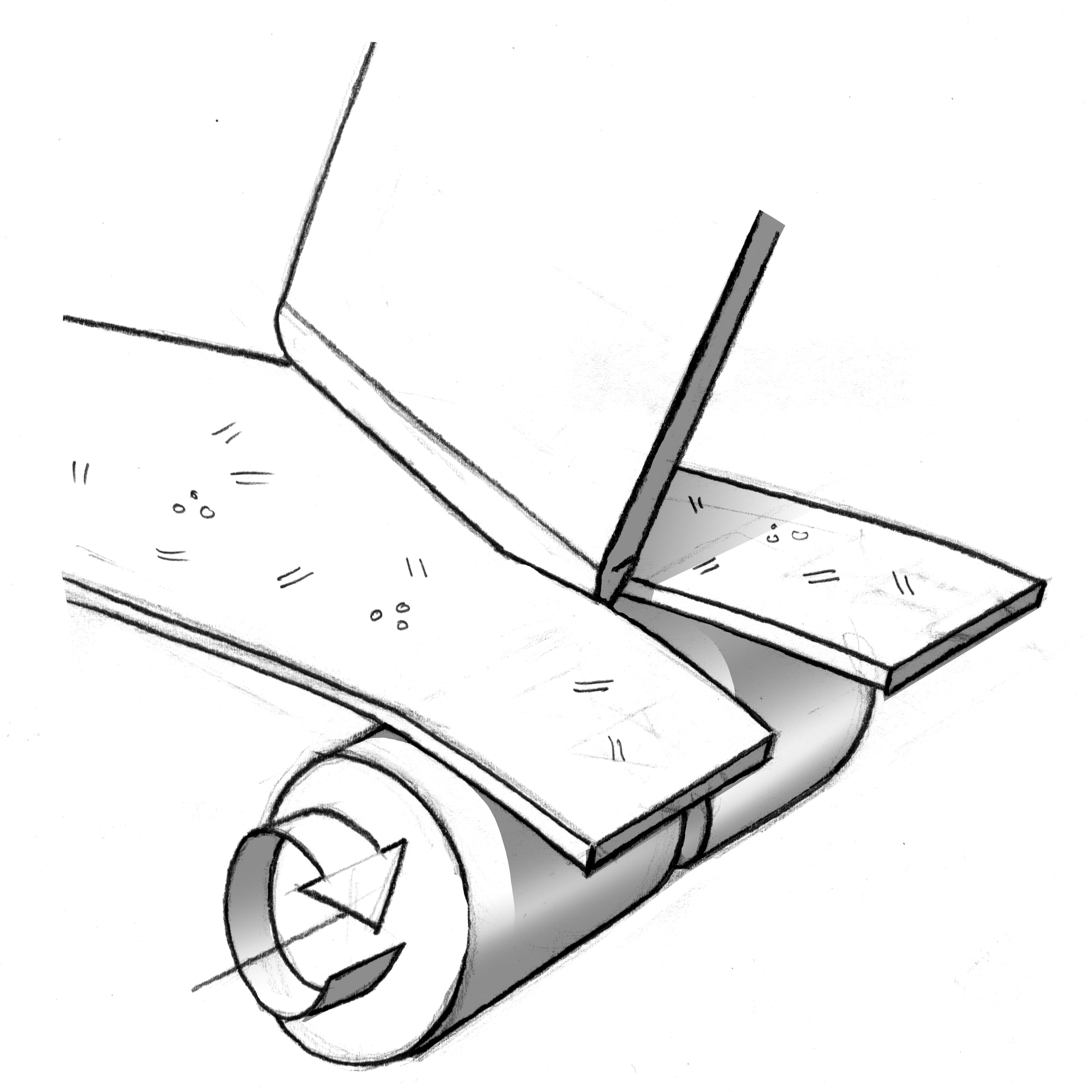 Vrijsnijden industriële vlakke messen