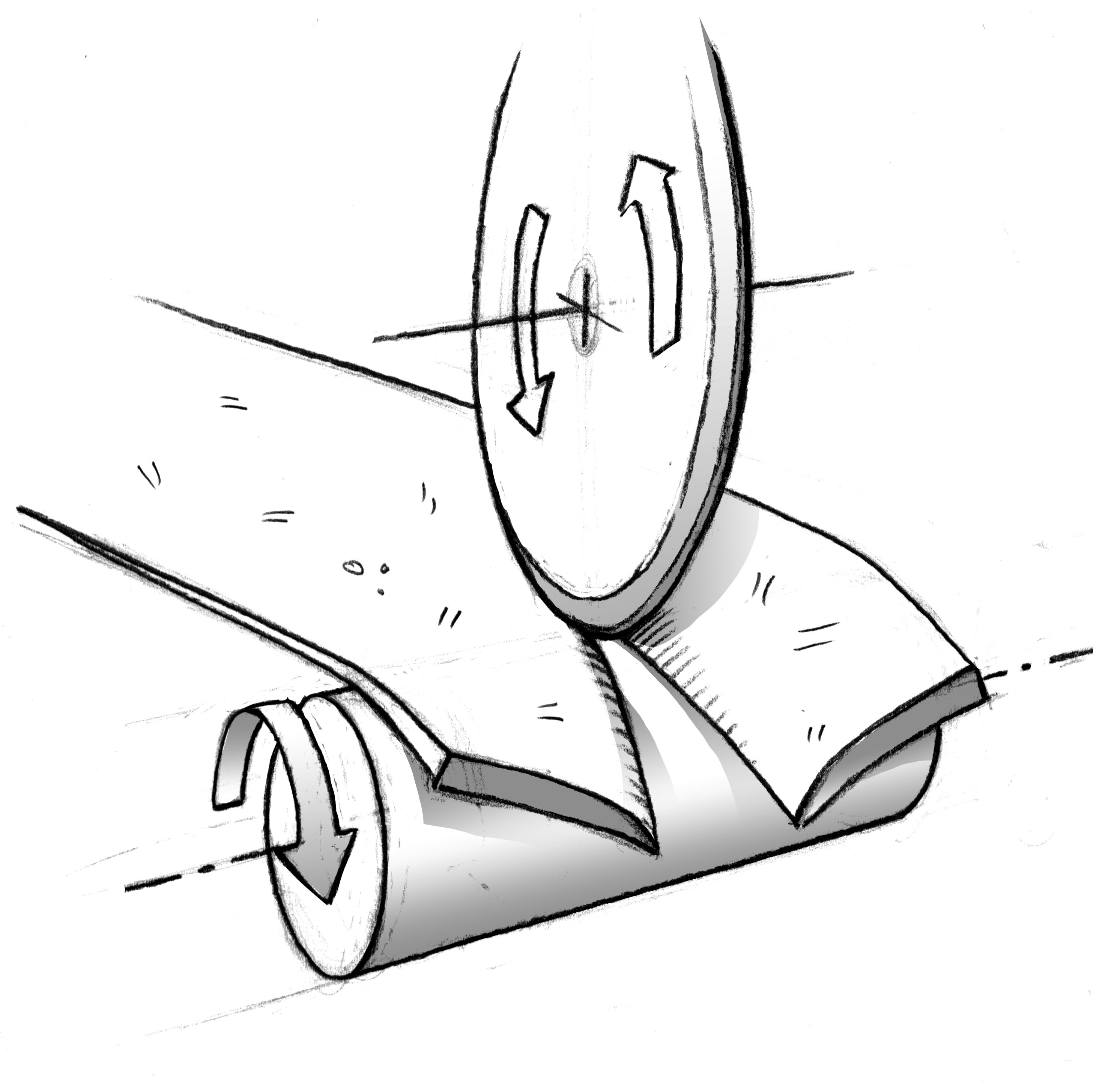 Druk snijden met industriële circulaire messen